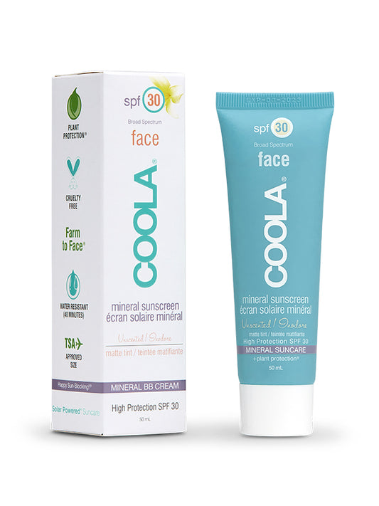 Coola Mineral Face Matte Tinted Moisturizer Spf 30 Unscented 50 ml