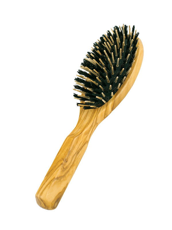 Redecker Olivenholzhaarbürste Wildschweinborste/Holzstifte