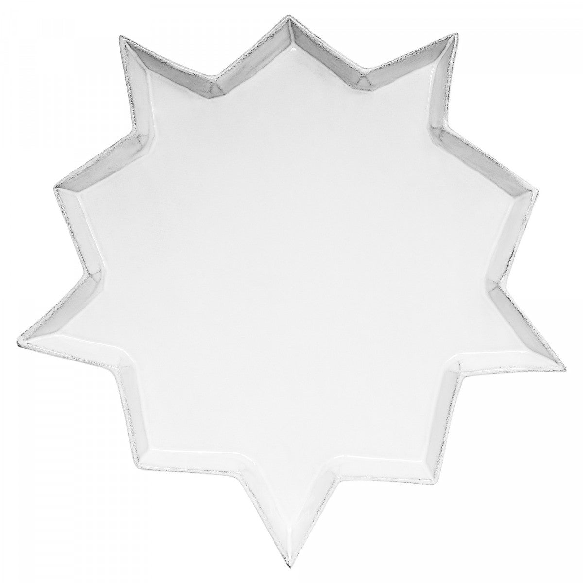 Astier de Villatte Etoile Dinner Plate L35,5 x B35,5 x H1,5 cm