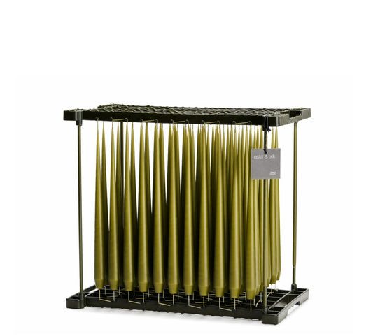 Ester & Erik Peitschenkerze Olive Glow #78 32cm