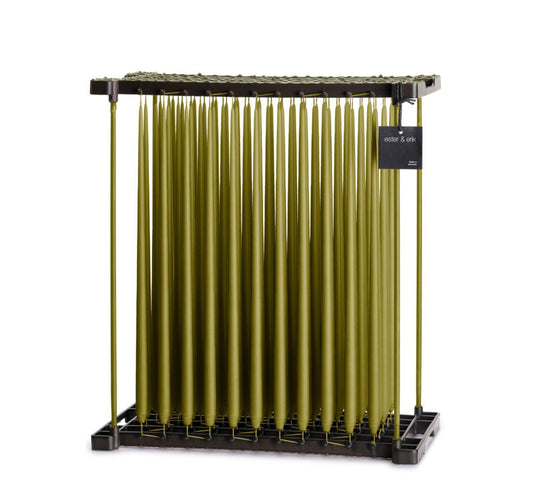 Ester & Erik Spitzkerze Olive Glow #78 42cm